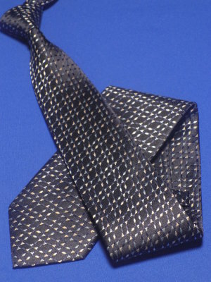 Галстук мужской, шелковый, цвет: темно-синий, арт. 406 65 