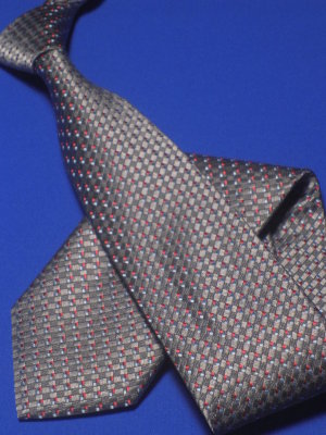 Галстук мужской, шелковый, цвет: серый, арт. 405 51 