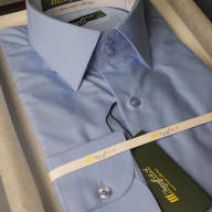 Голубая приталенная рубашка арт.: 1020s 47а