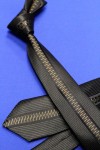 Узкий галстук, цвет: черный с коричневой змейкой арт. 8002s37 - 