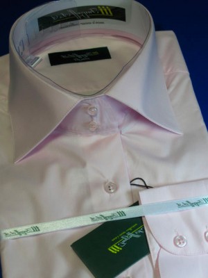 Розовая приталенная рубашка арт.: 2020s 34