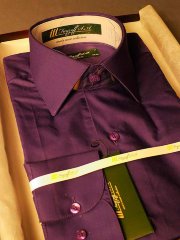 Фиолетовая классическая сорочка, арт. 1000Б 69а 