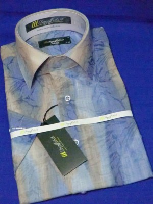 Голубая приталенная рубашка арт.: 1574sk 46