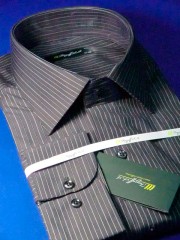 Черная классическая рубашка (3XL, 4XL, 5XL), арт. 1204Б 72