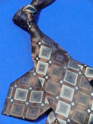 Галстук мужской, цвет: коричневый, арт. 2400-37