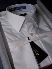 Белая классическая рубашка, арт. 1001zБ 01а