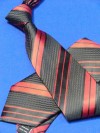 Классический галстук, цвет: черный с красным арт. 1228-62 - 