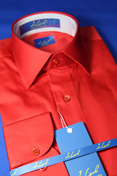 Арт. 001s 61 рубашка классическая красная  