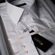 Белая классическая рубашка, арт. 1000 01а