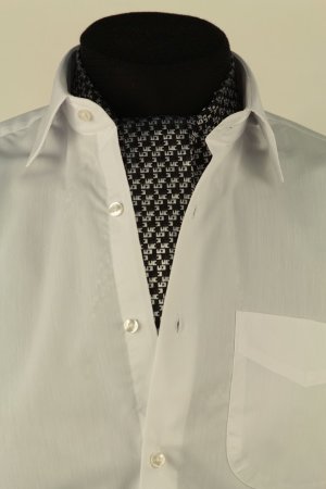 Шейный платок серебристого цвета арт: 201/51