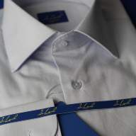 Арт. 700s 41 рубашка приталенная голубая