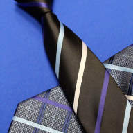 Узкий галстук, цвет: серо-голубой арт. 1251s45