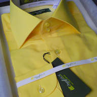 Желтая приталенная рубашка арт.: 1020 38а
