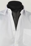 Шейный платок черного цвета арт: 121-72 - 