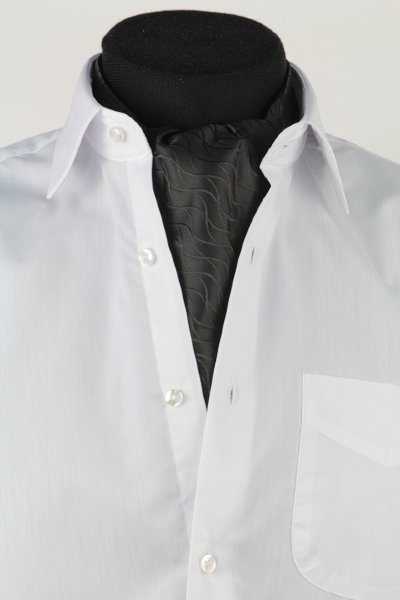 Шейный платок черного цвета арт: 121-72 