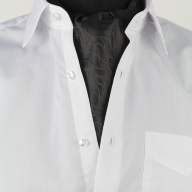 Шейный платок черного цвета арт: 121-72