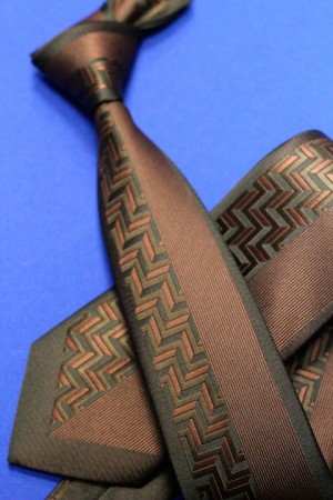 Узкий галстук, цвет: коричневый арт. 7030s37